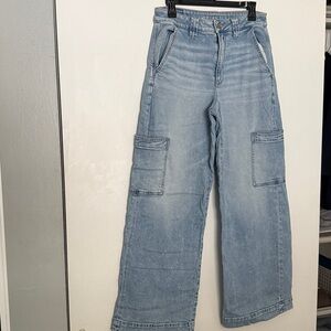 American Eagle Outfitters Super High-Rise Baggy Jeans